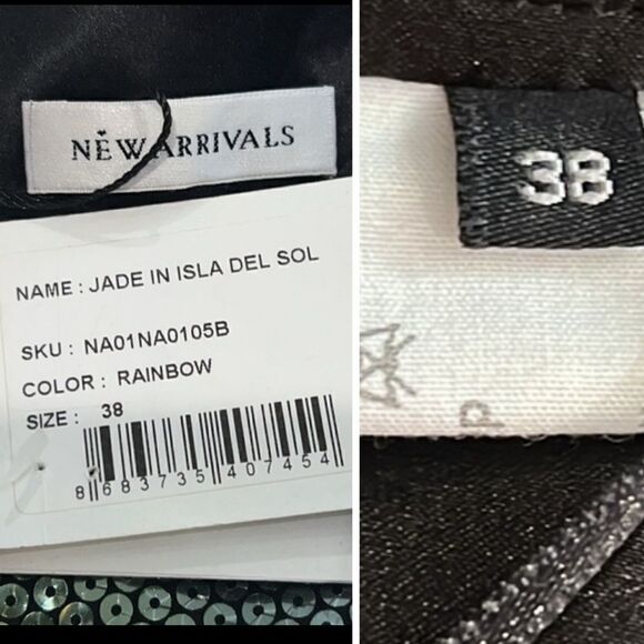 NWT The New Arrivals by ILKYAZ OZEL Isla Blue Jade Bustier Dress EU 38/Medium - Picture 14 of 16